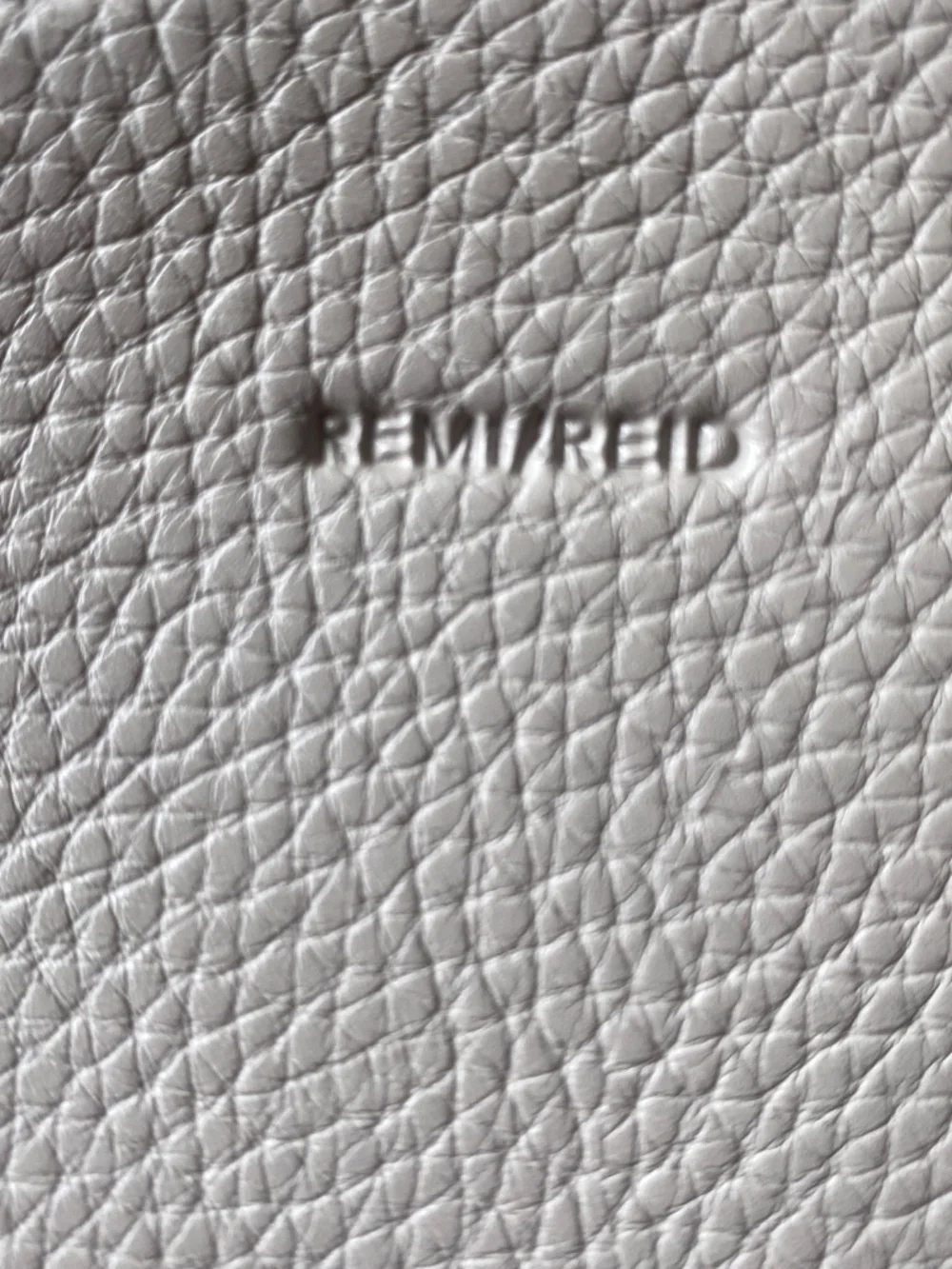 Remi/Reid Wristlet Bag/Clutch Purse-Grey Vegan Leather